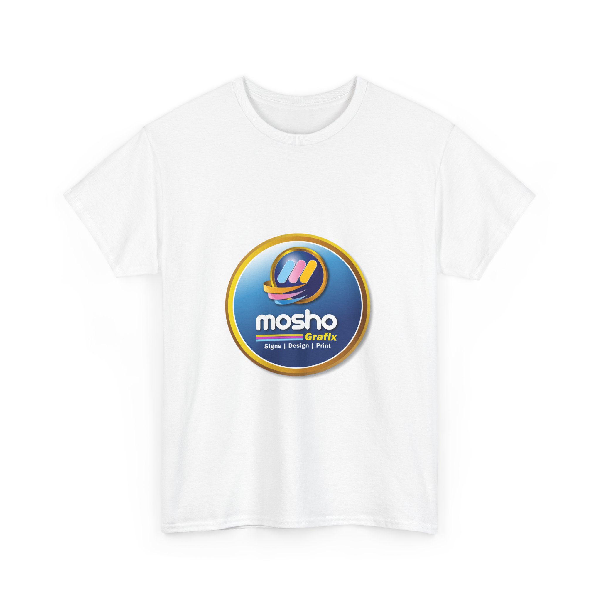 Logo Graphic Tee — Mosho Grafix Circular Emblem T-Shirt - Image 3