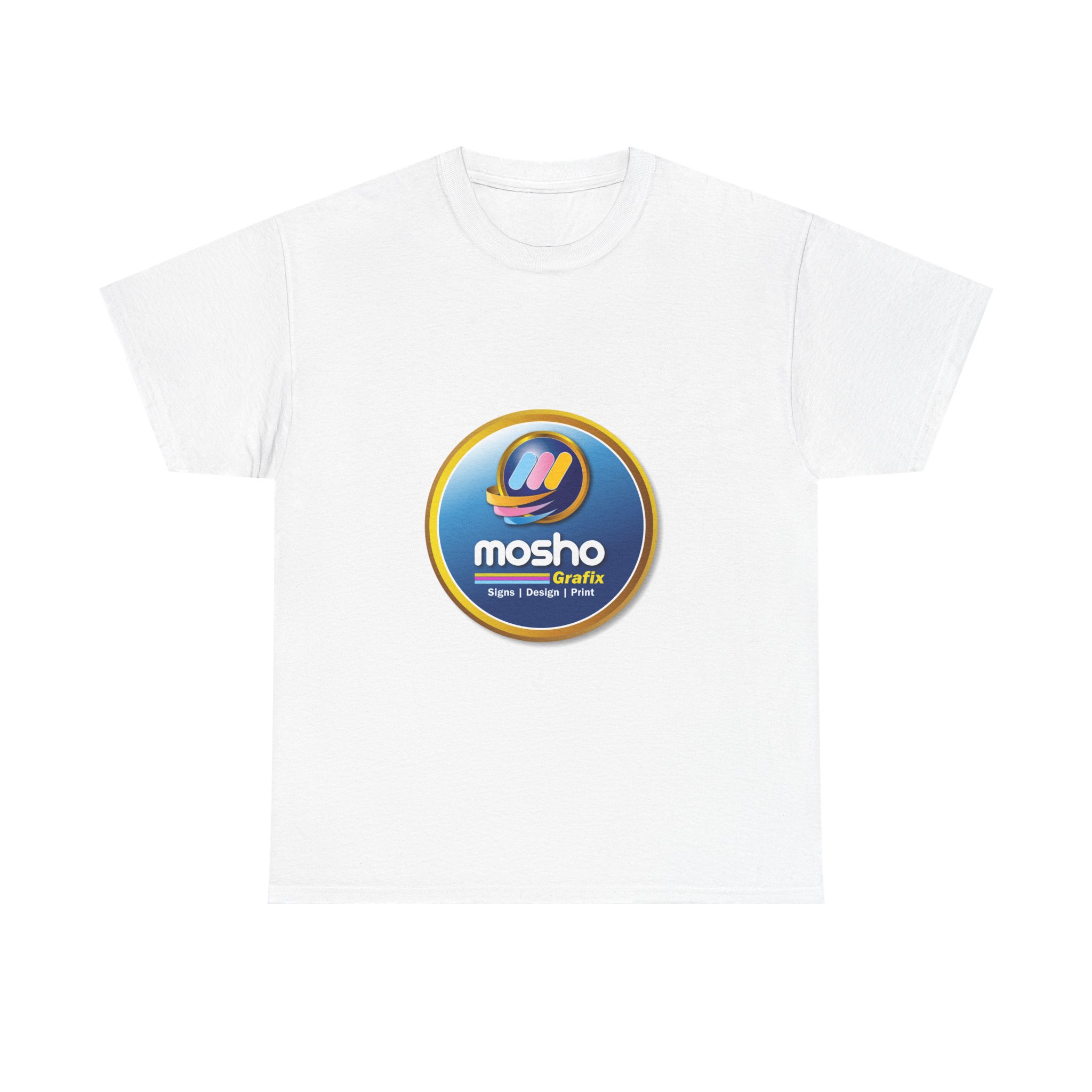 Logo Graphic Tee — Mosho Grafix Circular Emblem T-Shirt