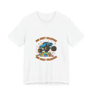 Monster Truck Over Egg Pile Tee | boys Easter shirt, egg hunter