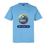 sky blue t-shirt printed