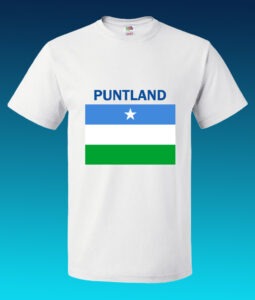 white t-shirt for Puntland